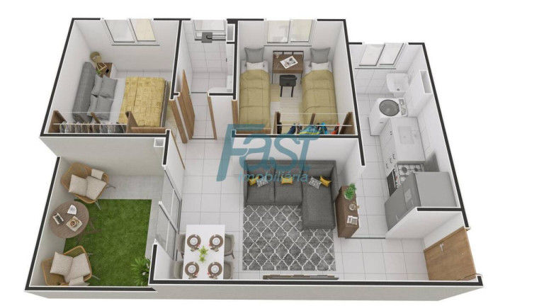 Apartamento com 2 Quartos à Venda, 42 m² em Ribeirão Do Lipa - Cuiabá