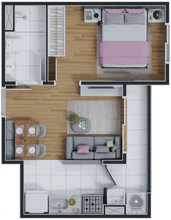 Imagem Apartamento com 1 Quarto à Venda, 29 m² em Jaguaribe - Osasco Imagem Apartamento com 1 Quarto à Venda, 29 m² em Jaguaribe - Osasco
