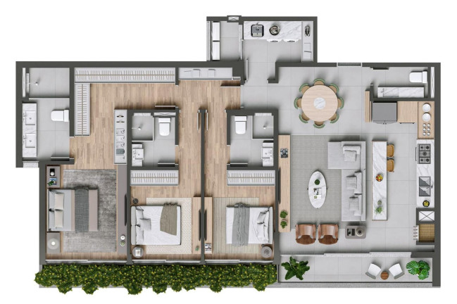 Imagem Apartamento com 3 Quartos à Venda, 132 m² em Juvevê - Curitiba