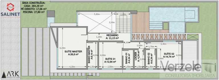 Imagem Casa com 3 Quartos à Venda, 309 m² em Jardim Dourado - Porto Belo