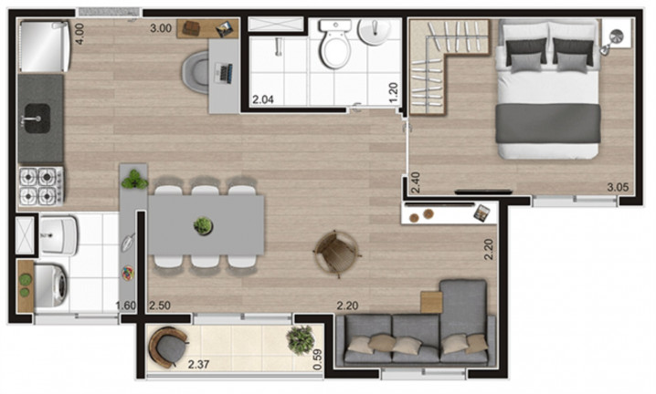Imagem Imóvel com 2 Quartos à Venda, 37 m² em água Branca - São Paulo Imagem Imóvel com 2 Quartos à Venda, 37 m² em água Branca - São Paulo