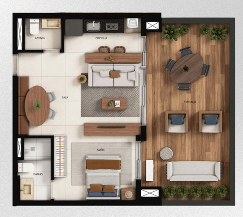 Imagem Imóvel com 1 Quarto à Venda, 47 m² em Serrinha - Goiânia Imagem Imóvel com 1 Quarto à Venda, 47 m² em Serrinha - Goiânia