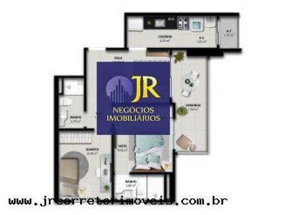 Imagem Apartamento com 2 Quartos à Venda, 60 m² em Jockey De Itaparica - Vila Velha