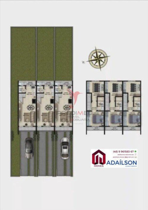 Imagem Casa com 2 Quartos à Venda, 70 m² em Sertao Do Maruim - São José Imagem Casa com 2 Quartos à Venda, 70 m² em Sertao Do Maruim - São José