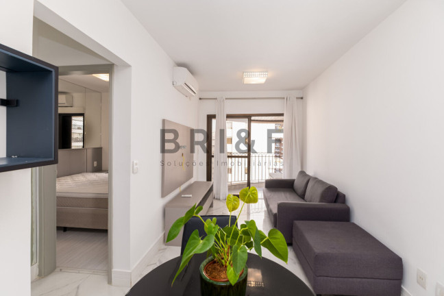 Imagem Apartamento com 1 Quarto para Alugar, 42 m² em Itaim Bibi - São Paulo Imagem Apartamento com 1 Quarto para Alugar, 42 m² em Itaim Bibi - São Paulo