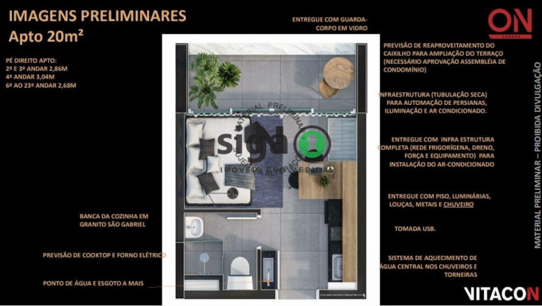 Imagem Apartamento com 1 Quarto à Venda, 20 m² em Jardins - São Paulo Imagem Apartamento com 1 Quarto à Venda, 20 m² em Jardins - São Paulo