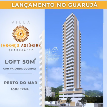 Imagem Apartamento com 1 Quarto à Venda, 50 m² em Guaiúba - Guarujá