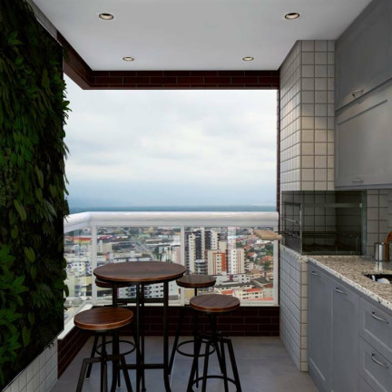 Imagem Apartamento com 1 Quarto à Venda, 43 m² em Aviação - Praia Grande