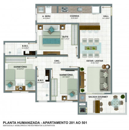 Imagem Apartamento com 3 Quartos à Venda, 69 m² Imagem Apartamento com 3 Quartos à Venda, 69 m²