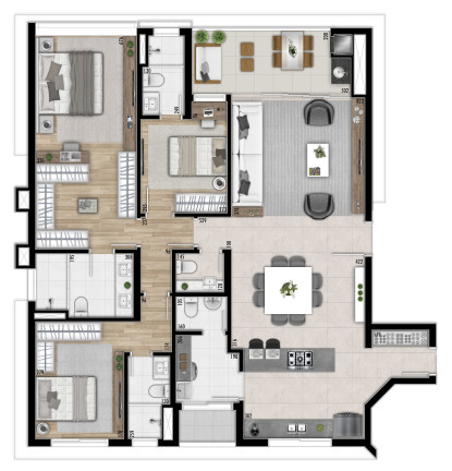 Imagem Apartamento com 3 Quartos à Venda, 300 m² em água Verde - Curitiba