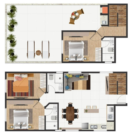 Imagem Cobertura com 3 Quartos à Venda, 140 m² em Coqueiros - Florianópolis