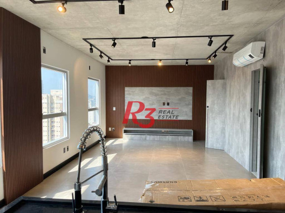 Apartamento com 1 Quarto para Alugar, 74 m² em Embaré - Santos