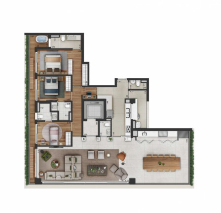 Imagem Apartamento com 3 Quartos à Venda, 197 m² em Moema - São Paulo Imagem Apartamento com 3 Quartos à Venda, 197 m² em Moema - São Paulo