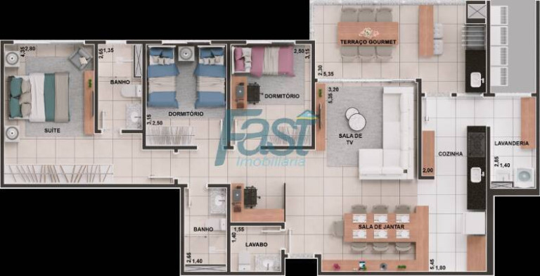 Imagem Apartamento com 3 Quartos à Venda, 171 m² em Ribeirão Do Lipa - Cuiabá Imagem Apartamento com 3 Quartos à Venda, 171 m² em Ribeirão Do Lipa - Cuiabá