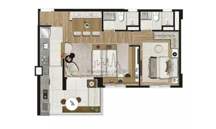 Imagem Apartamento com 2 Quartos à Venda, 60 m² em Vila Regente Feijó - São Paulo Imagem Apartamento com 2 Quartos à Venda, 60 m² em Vila Regente Feijó - São Paulo