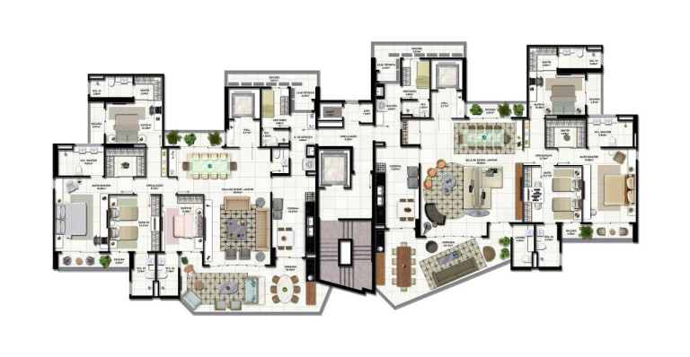Apartamento com 4 Quartos à Venda, 231 m² em Meireles - Fortaleza