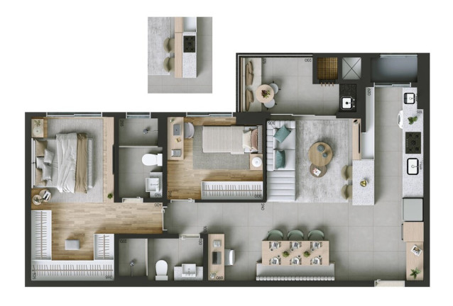 Imagem Apartamento com 3 Quartos à Venda, 95 m² em Vila Izabel - Curitiba Imagem Apartamento com 3 Quartos à Venda, 95 m² em Vila Izabel - Curitiba