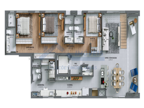 Imagem Apartamento com 3 Quartos à Venda, 148 m² em Menino Deus - Porto Alegre Imagem Apartamento com 3 Quartos à Venda, 148 m² em Menino Deus - Porto Alegre