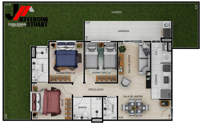 Imagem Apartamento com 3 Quartos à Venda, 73 m² em São Dimas - Guaratinguetá Imagem Apartamento com 3 Quartos à Venda, 73 m² em São Dimas - Guaratinguetá