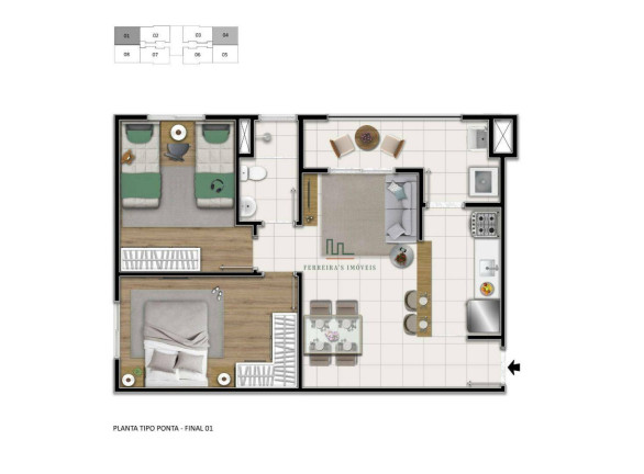 Imagem Apartamento com 1 Quarto à Venda, 90 m² em Fátima - Niterói Imagem Apartamento com 1 Quarto à Venda, 90 m² em Fátima - Niterói