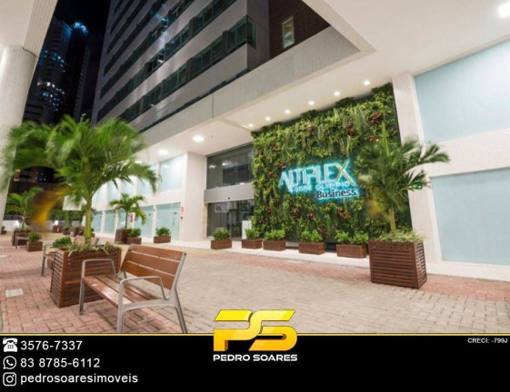 Sala Comercial à Venda, 31 m² em Altiplano Cabo Branco - João Pessoa