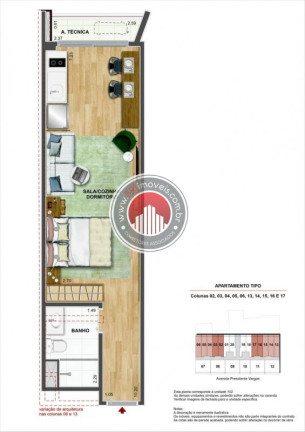 Imagem Apartamento com 1 Quarto à Venda, 54 m² em Centro - Rio De Janeiro