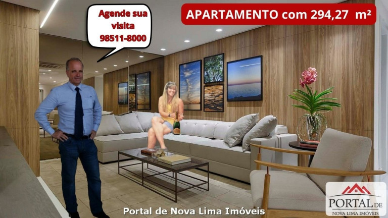 Apartamento com 4 Quartos à Venda, 294 m² em Savassi - Belo Horizonte