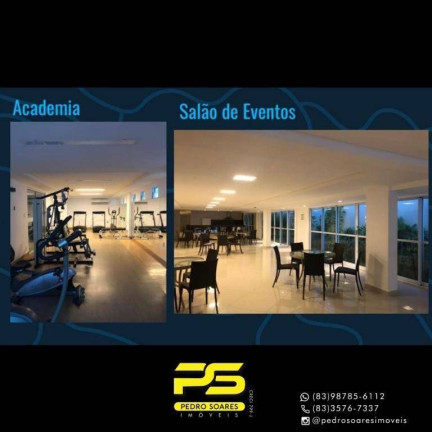 Apartamento com 1 Quarto à Venda, 57 m² em Cabo Branco - João Pessoa