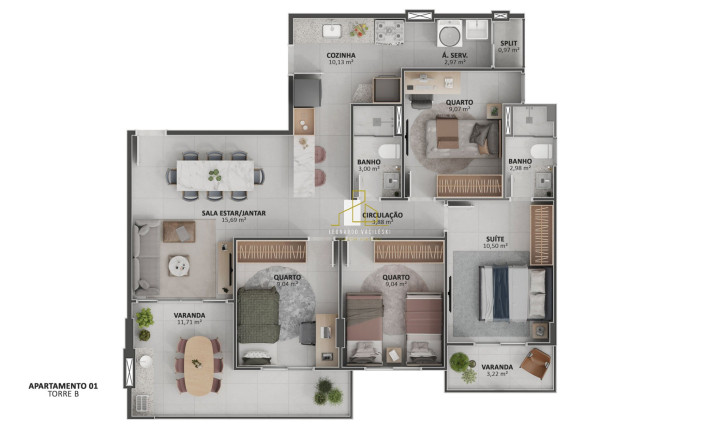 Imagem Imóvel com 4 Quartos à Venda, 101 m² em Praia Da Costa - Vila Velha