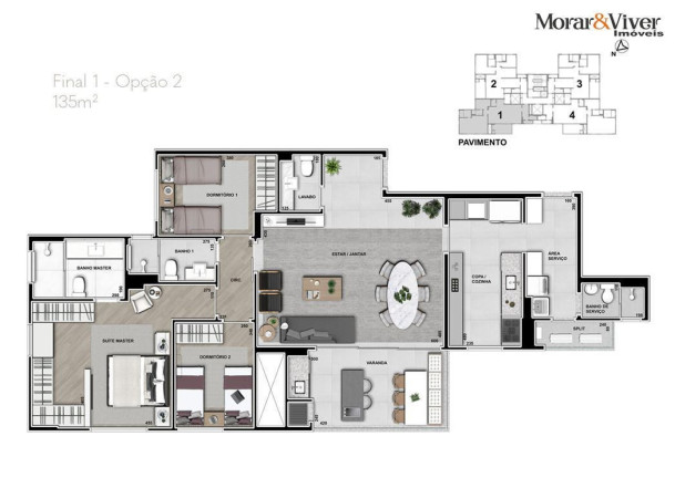 Imagem Apartamento com 3 Quartos à Venda, 131 m² em Cabral - Curitiba Imagem Apartamento com 3 Quartos à Venda, 131 m² em Cabral - Curitiba