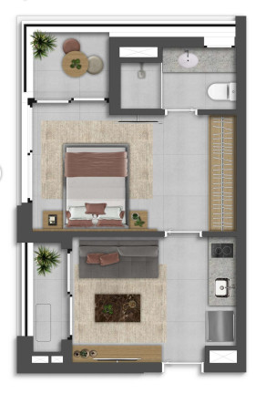 Imagem Imóvel com 1 Quarto à Venda, 41 m² em Bela Vista - São Paulo Imagem Imóvel com 1 Quarto à Venda, 41 m² em Bela Vista - São Paulo