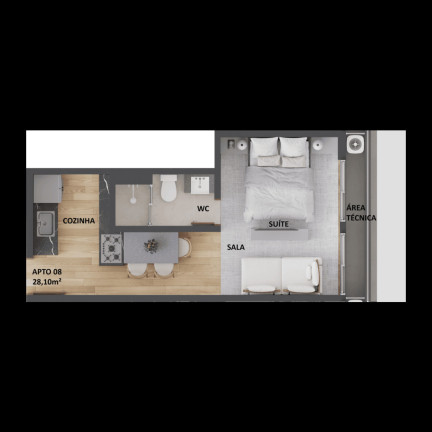 Imagem Apartamento com 2 Quartos à Venda, 60 m² em Cabo Branco - João Pessoa Imagem Apartamento com 2 Quartos à Venda, 60 m² em Cabo Branco - João Pessoa