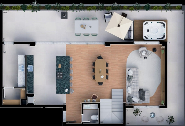 Imagem Apartamento com 2 Quartos à Venda, 76 m² em água Verde - Curitiba