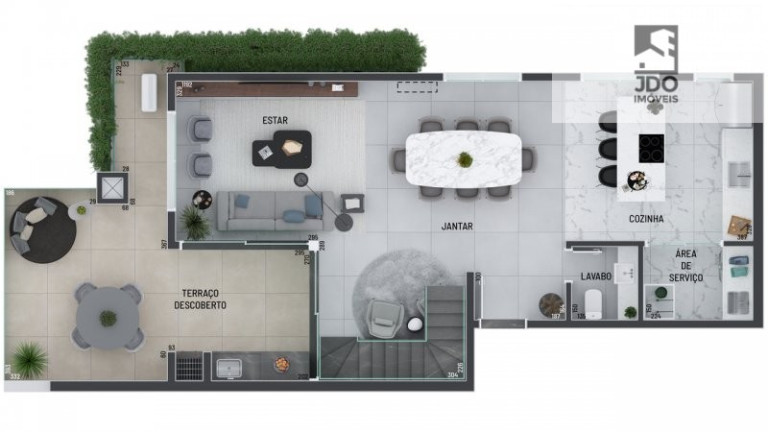 Imagem Cobertura com 3 Quartos à Venda, 159 m² em água Verde - Curitiba