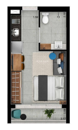 Imagem Apartamento com 1 Quarto à Venda, em Perdizes - São Paulo Imagem Apartamento com 1 Quarto à Venda, em Perdizes - São Paulo