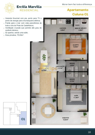Imagem Imóvel com 2 Quartos à Venda, 71 m² em Castelhanos - Anchieta Imagem Imóvel com 2 Quartos à Venda, 71 m² em Castelhanos - Anchieta