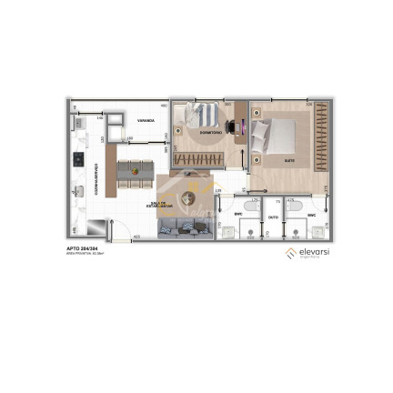 Imagem Apartamento com 3 Quartos à Venda, 73 m² em Centro - Pinhais Imagem Apartamento com 3 Quartos à Venda, 73 m² em Centro - Pinhais