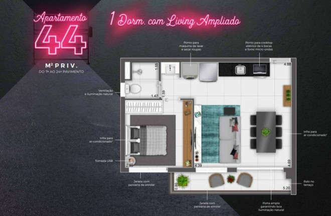 Imagem Apartamento à Venda,  em Vila Buarque - São Paulo