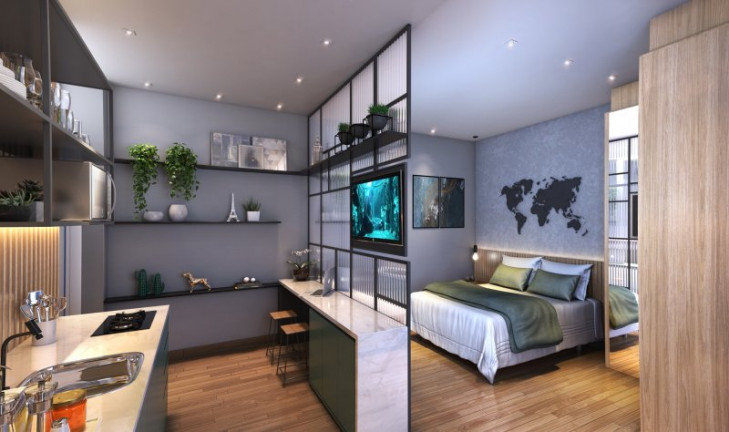 Imagem Apartamento com 1 Quarto à Venda, 36 m² em Moema - São Paulo Imagem Apartamento com 1 Quarto à Venda, 36 m² em Moema - São Paulo