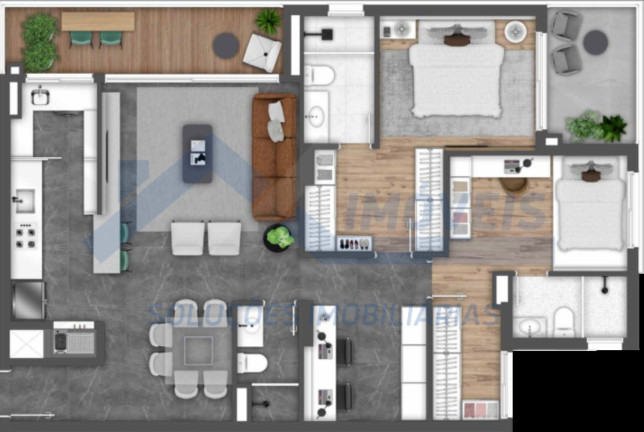 Imagem Imóvel com 2 Quartos à Venda, 74 m² em Passo Da Areia - Porto Alegre Imagem Imóvel com 2 Quartos à Venda, 74 m² em Passo Da Areia - Porto Alegre