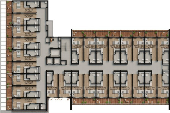 Imagem Imóvel com 1 Quarto à Venda, 21 m² em Três Figueiras - Porto Alegre Imagem Imóvel com 1 Quarto à Venda, 21 m² em Três Figueiras - Porto Alegre