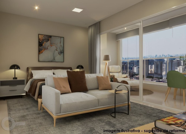 Imóvel com 1 Quarto à Venda, 48 m² em Brooklin - São Paulo