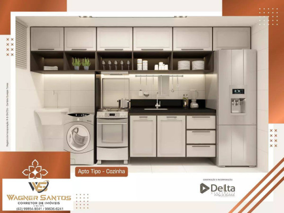 Imagem Apartamento com 2 Quartos à Venda, 57 m² em Jardim Cidade Universitária - João Pessoa