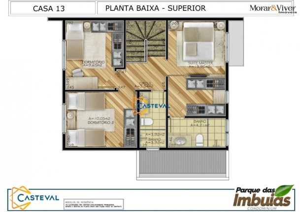 Imagem Casa com 3 Quartos à Venda, 117 m² em Campo Comprido - Curitiba Imagem Casa com 3 Quartos à Venda, 117 m² em Campo Comprido - Curitiba