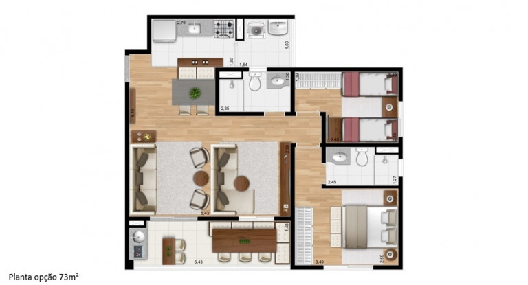 Imagem Apartamento com 2 Quartos à Venda, 63 m² em Mooca - São Paulo Imagem Apartamento com 2 Quartos à Venda, 63 m² em Mooca - São Paulo
