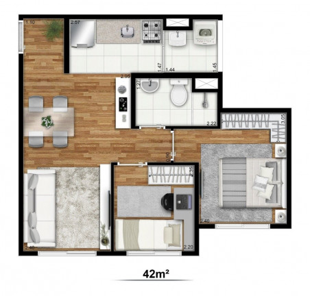 Imagem Studio com 1 Quarto à Venda, 36 m² em Jardim Prudência - São Paulo Imagem Studio com 1 Quarto à Venda, 36 m² em Jardim Prudência - São Paulo