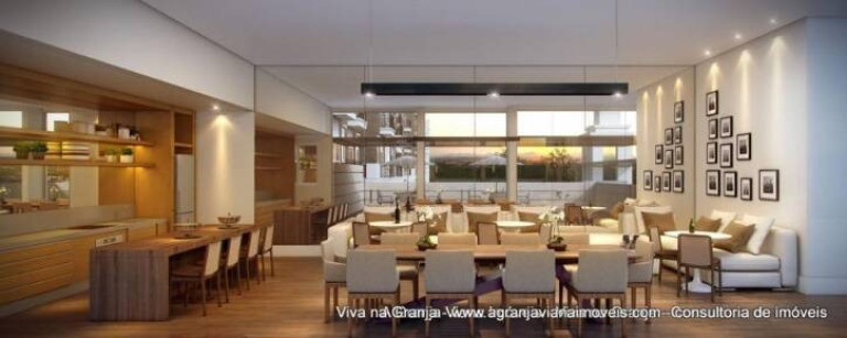 Imagem Apartamento com 1 Quarto para Alugar, 38 m² em Granja Viana - Cotia
