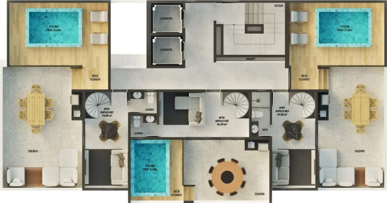 Imagem Apartamento com 2 Quartos à Venda, 49 m² em Bessa - João Pessoa Imagem Apartamento com 2 Quartos à Venda, 49 m² em Bessa - João Pessoa