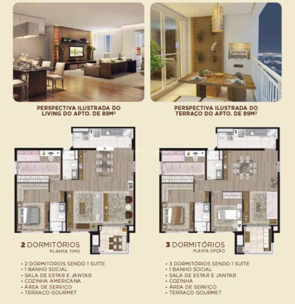 Imagem Apartamento com 2 Quartos à Venda, 88 m² em Ecoville - Curitiba