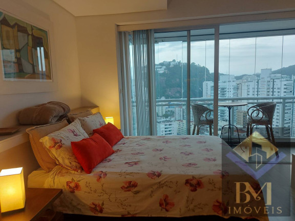 Imagem Apartamento com 1 Quarto para Alugar, 58 m² em Gonzaga - Santos Imagem Apartamento com 1 Quarto para Alugar, 58 m² em Gonzaga - Santos